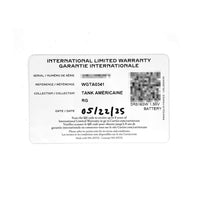 Cartier Tank Americaine 18kRG WGTA0341 Card