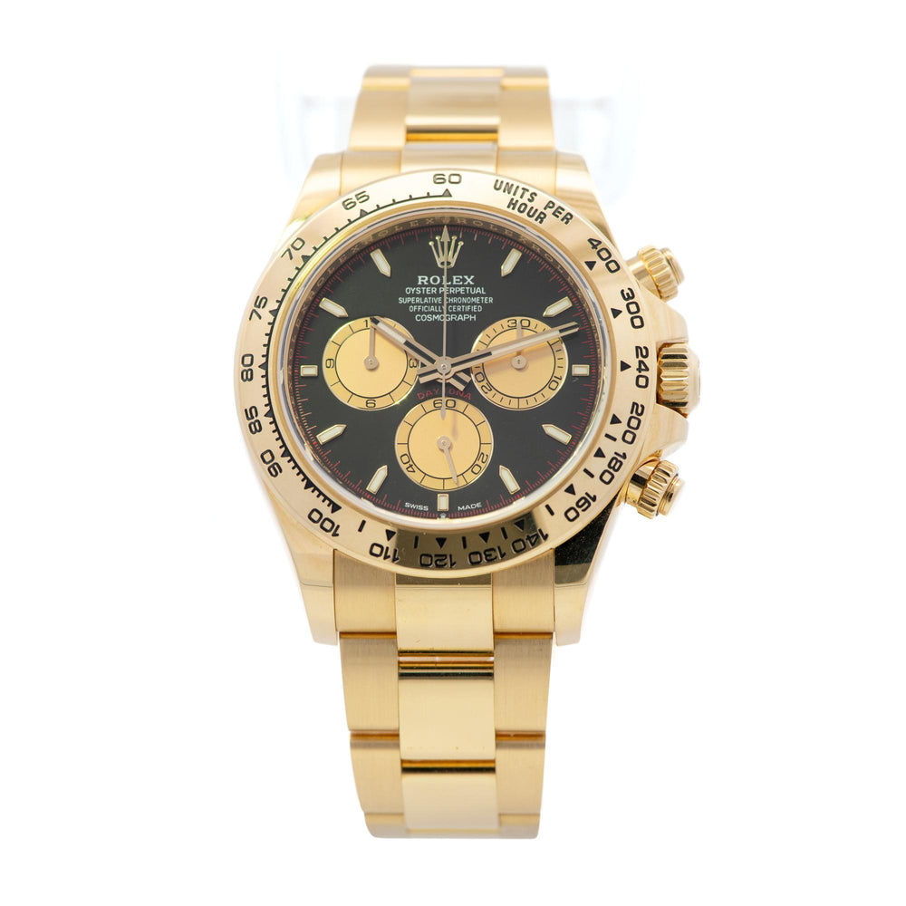 Rolex Daytona 40mm 18k YG 126508 card