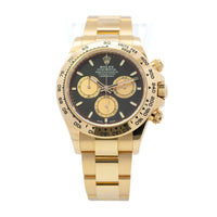 Rolex Daytona 40mm 18k YG 126508 card