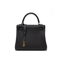 Hermes Black 25cm Retourne Kelly GHW 2026