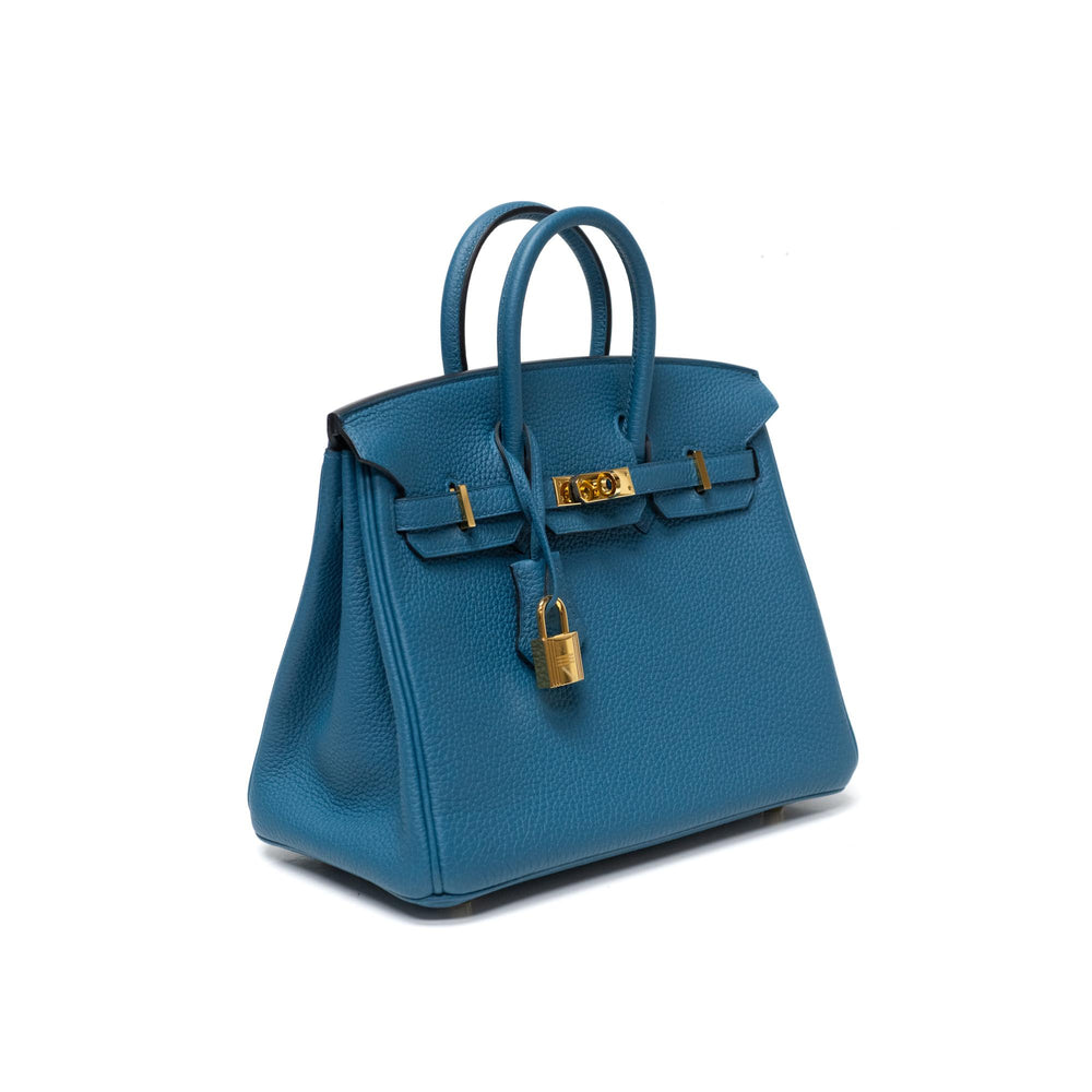 Hermes Birkin 25 Vert Bosphore GHW