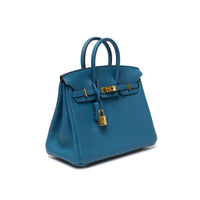 Hermes Birkin 25 Vert Bosphore GHW