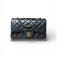 CHANEL 2024 Black Classic Mini Flap Bag