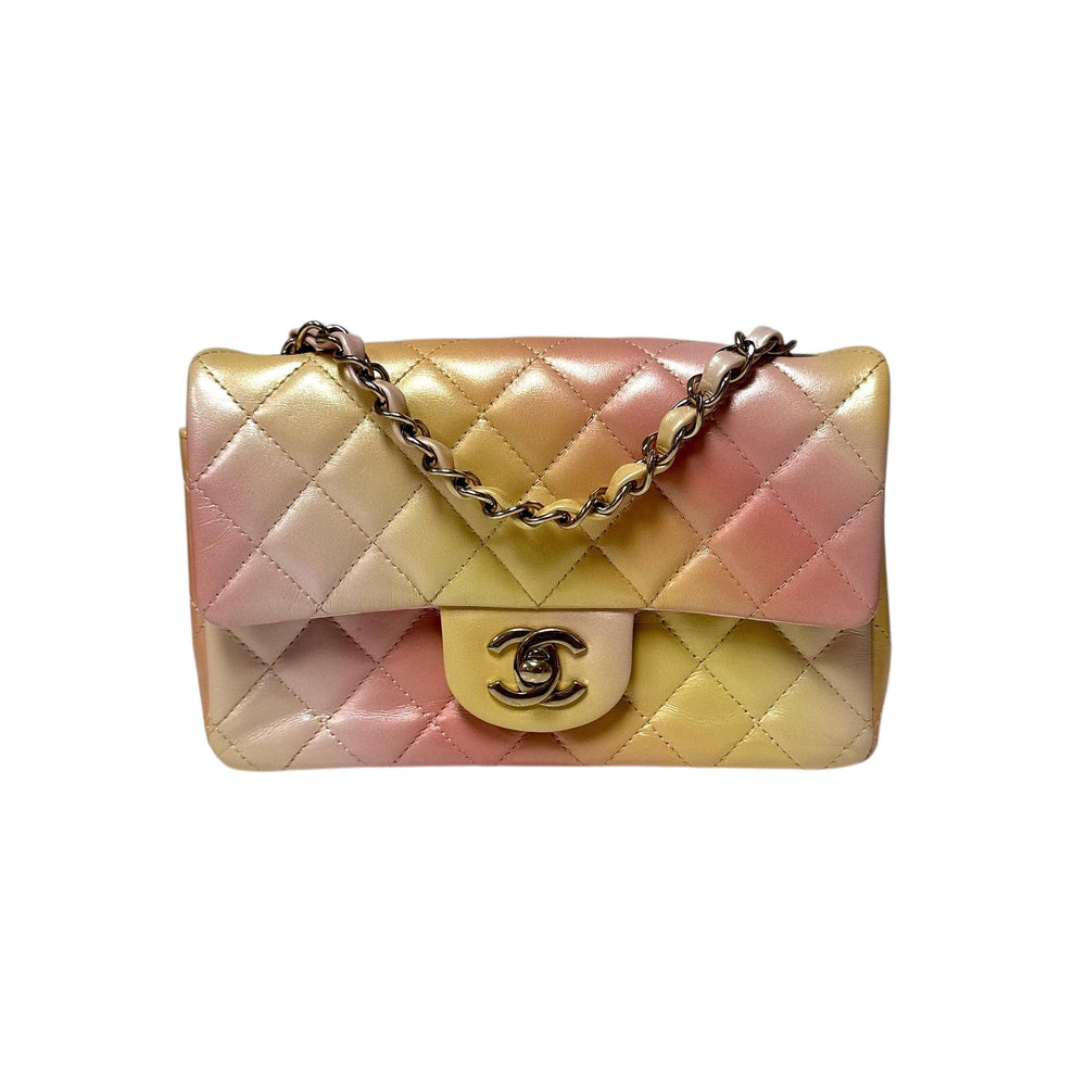 Chanel Multicolor Ombre Rectangular Flap Bag