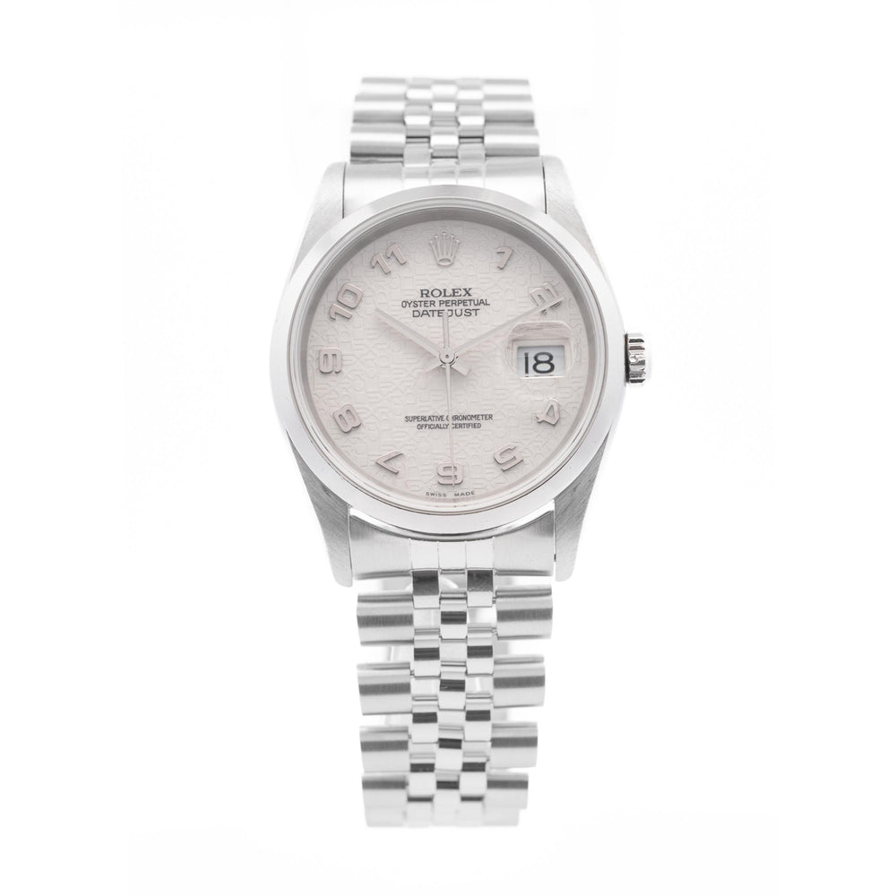 Rolex Datejust 36mm SS Anniversary Dial 16200