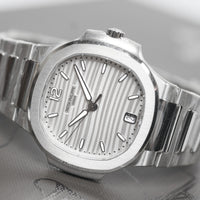 Patek Philippe Ladies Nautilus SS 7118/1A-010 B&P