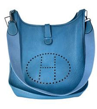 Hermes Bleu Jean Evelyne Leather Shoulder Bag - Unworn, 2004 Model