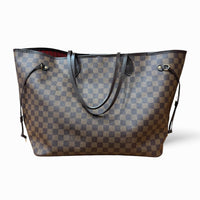 Louis Vuitton Damier Ebene Neverfull GM Tote Bag