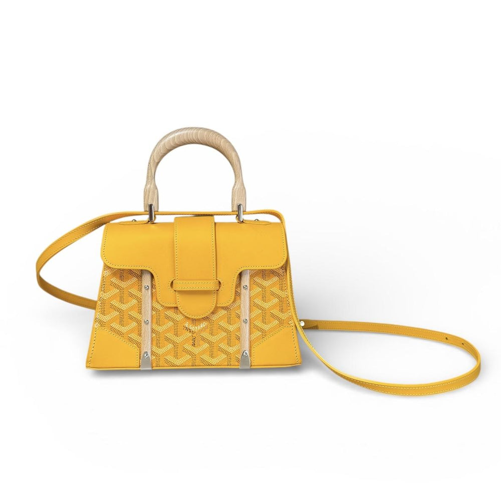 Goyard Yellow Goyardine Saigon Souple Mini