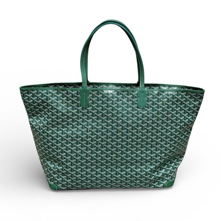 Goyard Green Goyardine Artois GM Tote