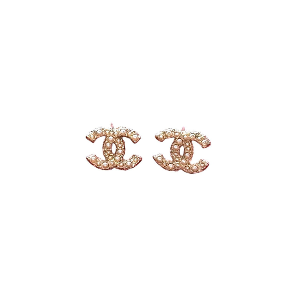 Chanel Pearl CC Studs