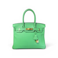 Hermes Birkin 30 in Bamboo with Gold Hardware