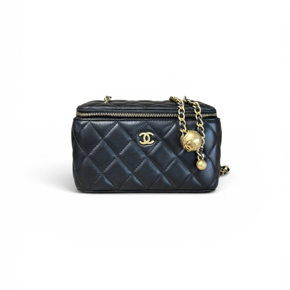 Chanel Black Pearl Crush Vanity Bag