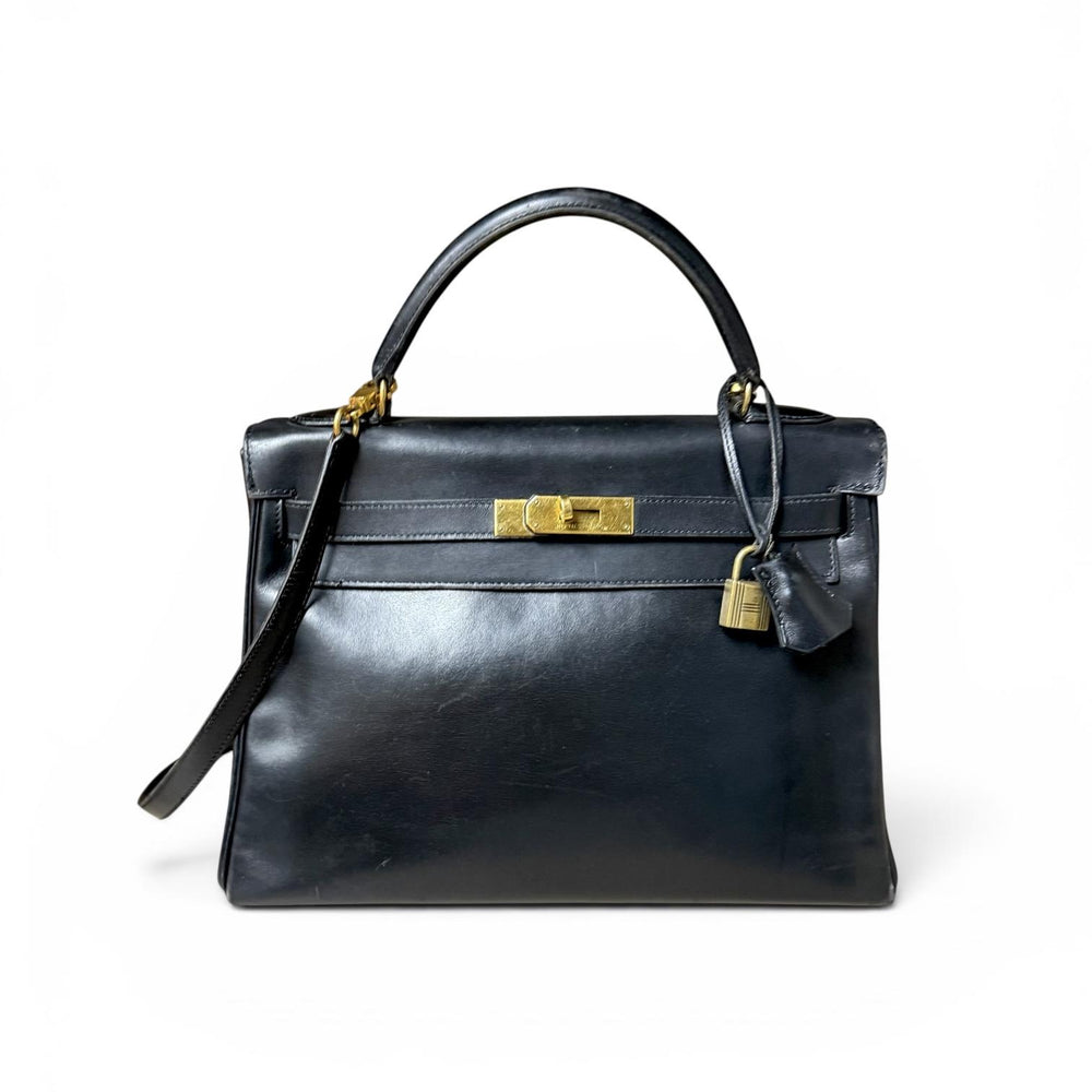 Hermes Vintage Black Kelly 32 (1959)