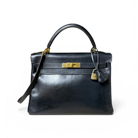 Hermes Vintage Black Kelly 32 (1959)