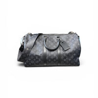 Louis Vuitton Monogram Eclipse Keepall Bandouliere 45