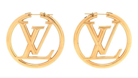 Louis Vuitton Louise GM Hoop Earrings