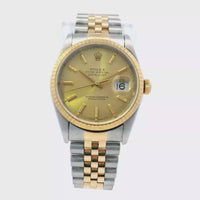 Rolex Datejust 36mm SS/Yellow Gold 16233