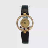 Chopard Happy Diamonds 18k YG Ruby 4191 4054