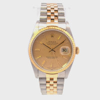 Rolex Datejust 36mm SS/Yellow Gold 16233