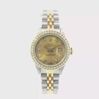 Rolex Datejust 26mm SS/Yellow Gold Diamond 69173
