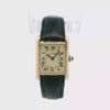 Cartier Tank 20mm 18k Yellow Gold on Leather