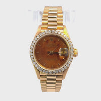 Rolex Datejust 26mm 18k Yellow Gold Diamond 69178