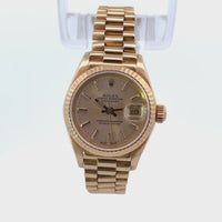 Rolex Ladies Datejust 26mm Yellow Gold 69178