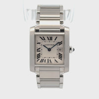 Cartier Tank Medium Francaise Stainless Steel 2465