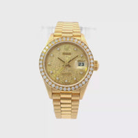 Rolex 69178 Datejust 26mm 18k YG Diamond
