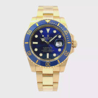 Rolex Submariner 40mm 18k YG 116618LB