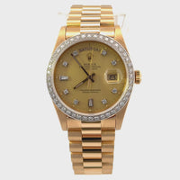 Rolex 18048 pap Day-Date 36mm 18k YG Diamond