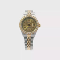 Rolex Ladies Datejust 26mm Diamond Bezel SS/YG