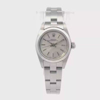 Rolex 76080 OP 34mm Stainless Steel Silver Dial