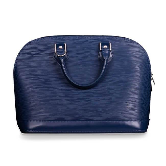 Louis Vuitton Blue Epi Leather Pm Alma Bag