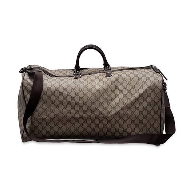 Gucci Duffle GG Supreme Canvas Weekend/Travel Bag