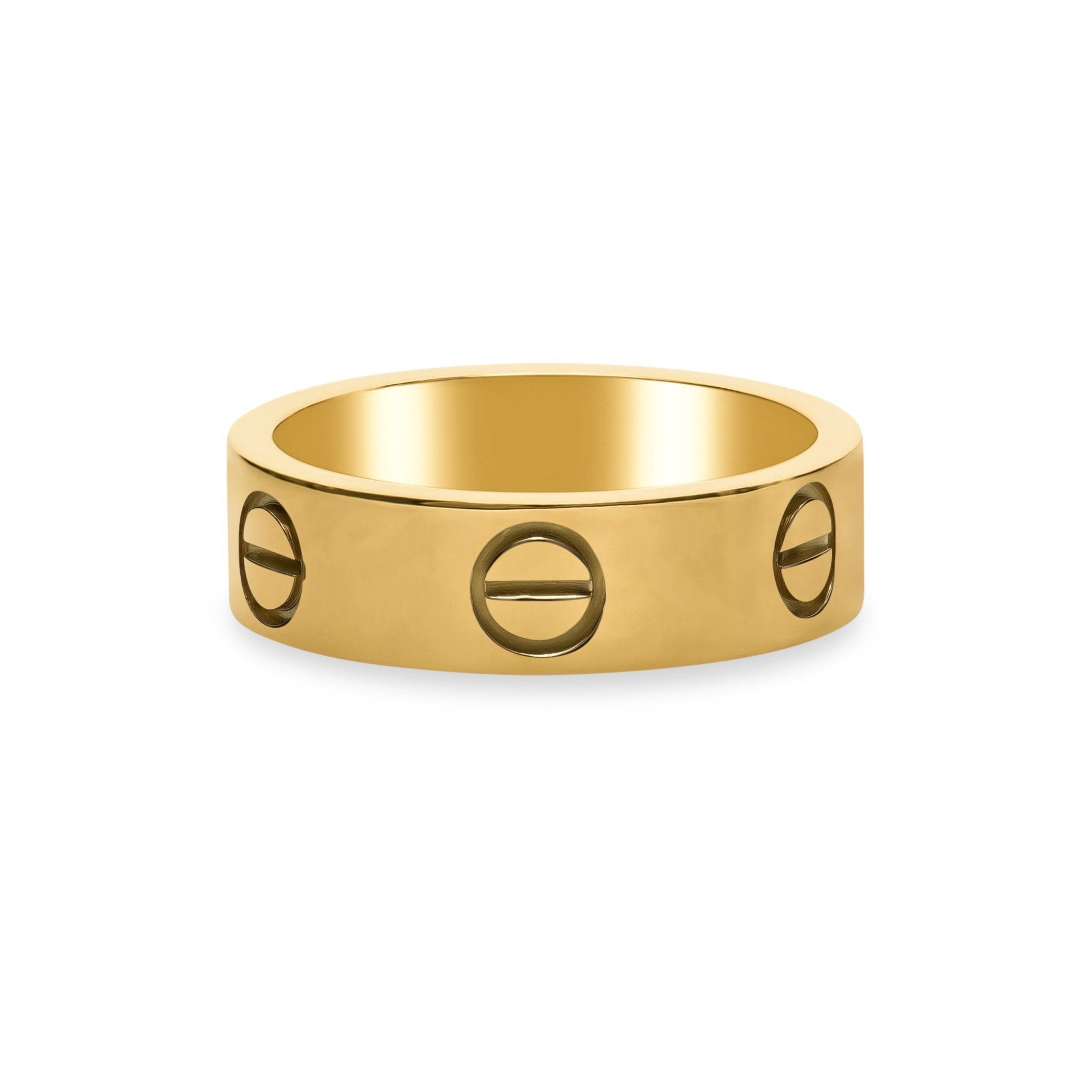 cartier 18k gold ring