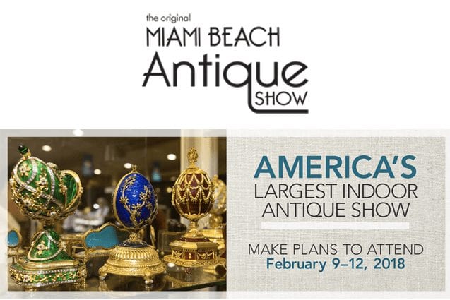 2.7.18 - 2.11.18 | Miami Beach Antique Show April 27, 2024