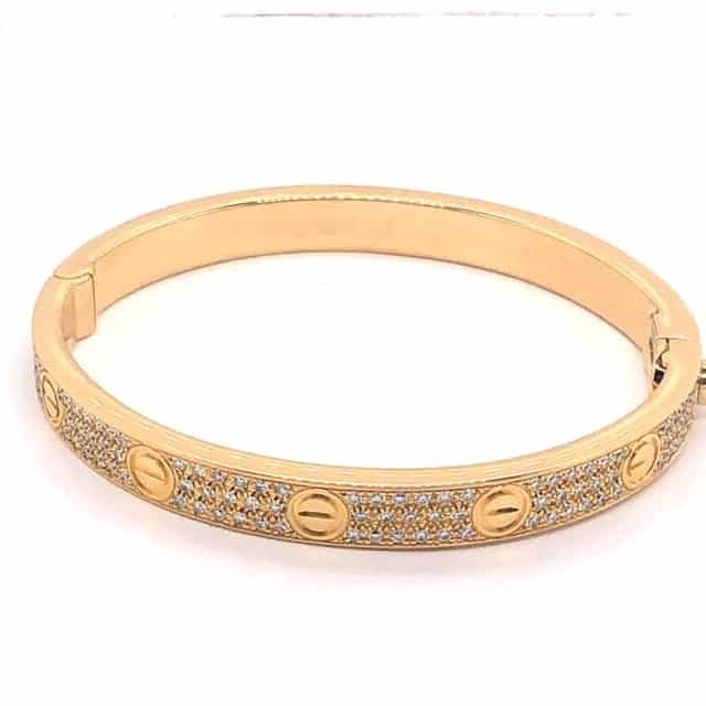 certified pre owned cartier love bracelet