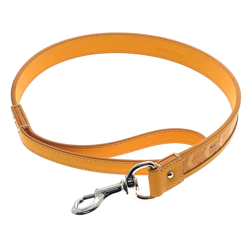 goyard collar and leash