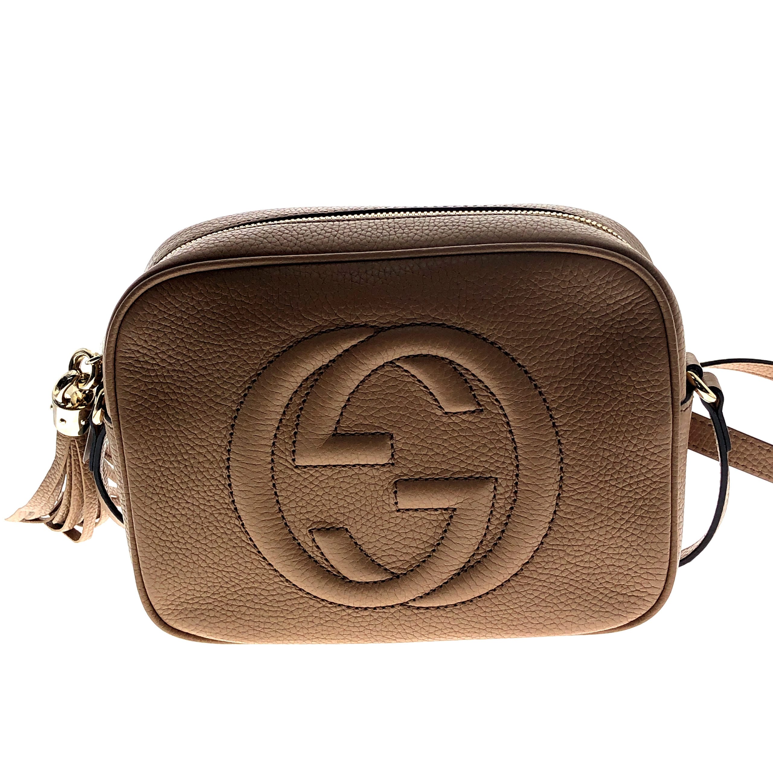 tan gucci soho disco bag