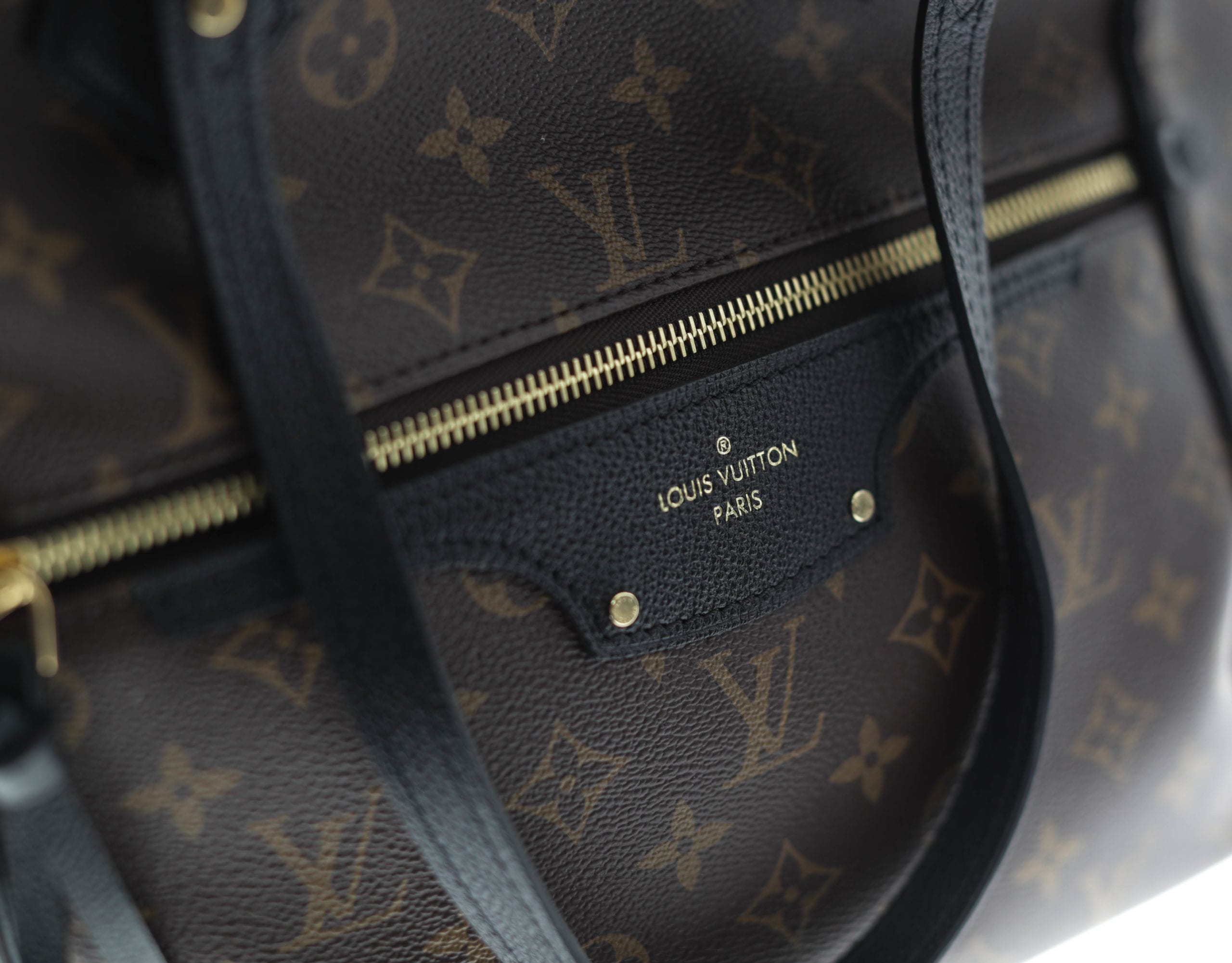 Louis Vuitton Pallas Black Monogram bag - The Vintage Contessa & Times Past | Pre-Owned Luxury ...