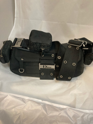Dior Black Canvas & Leather Street Chic Multipocket Shoulder Bag 3
