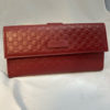 Gucci MicroGuccissima Continental Red Leather Wallet 1