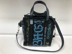 Balenciaga Bazar Shopper XXS Graffiti Bag - strap included 3