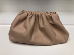 Bottega Veneta Smooth Butter Calf The Pouch Oversized Clutch in Nude 3