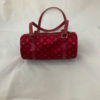 Louis Vuitton Little Papillon Hand Bag Rouge Monogram Satin Model Number M92353 1