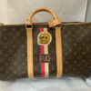 Louis Vuitton F.O. Monogram Keepall 50cm Bandoliere 2012 Customized by Carla Valencia & Others - no strap 5