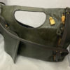 Tom Ford Dark Green Snakeskin Purse with pouch - gold hardware 2