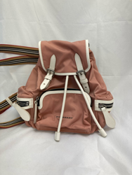 Burberry The Small Crossbody Rucksack in Powder Pink Nylon calf leather trims with cotton lining 3